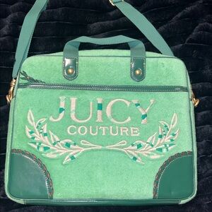 Juicy Couture Green Laptop bag